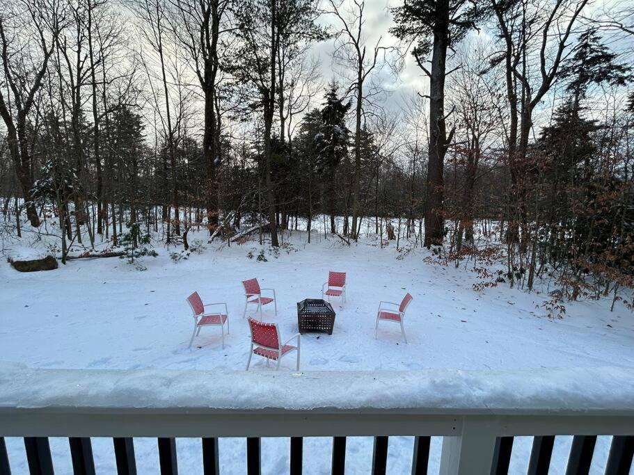 Luxury 4 Bedroom House In Pocono Mountains In Golf Course Near Lake Tobyhanna Exterior foto